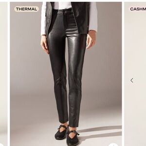 Calzedonia leather pants